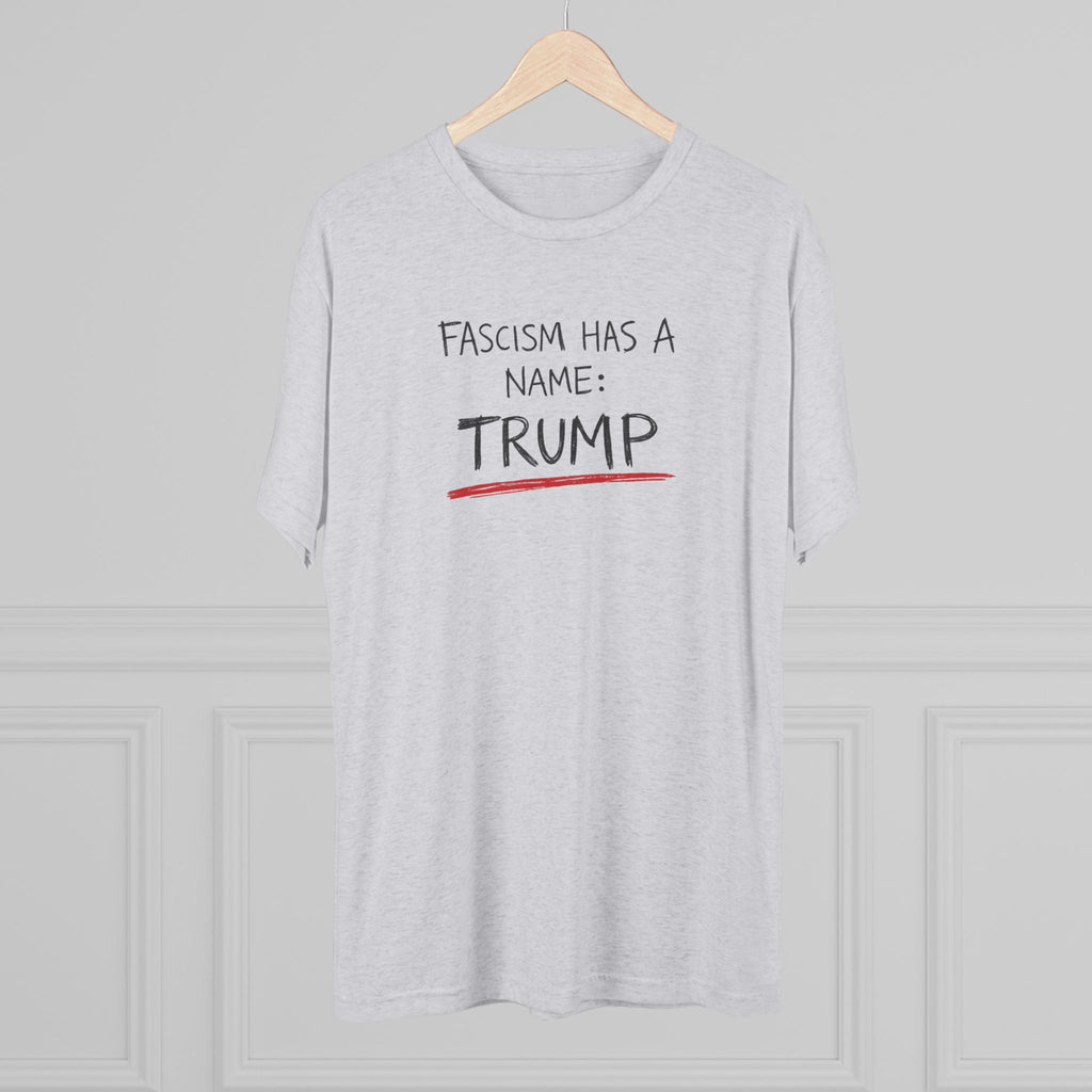 Political Statement Tee — "Fascism Has a Name: TRUMP" Graphic Shirt