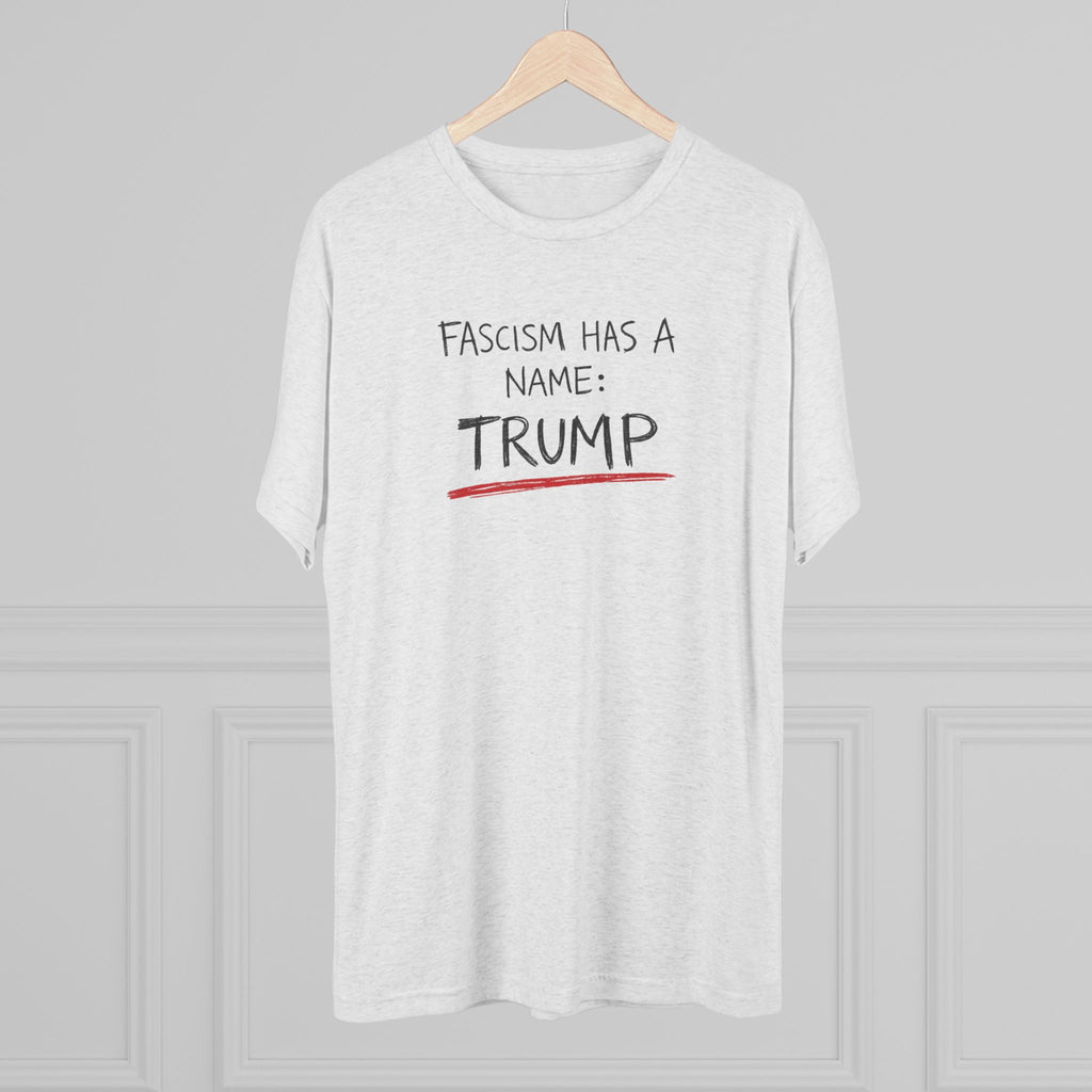 Political Statement Tee — "Fascism Has a Name: TRUMP" Graphic Shirt